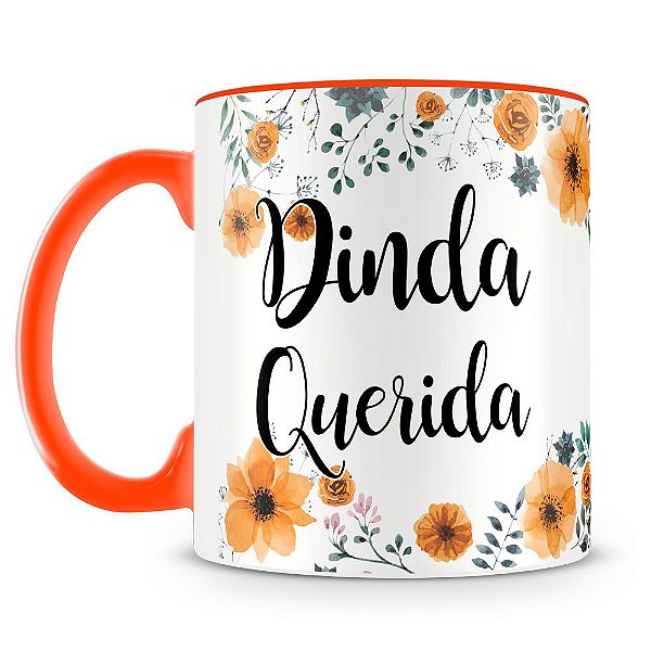 Caneca Personalizada Dinda Querida