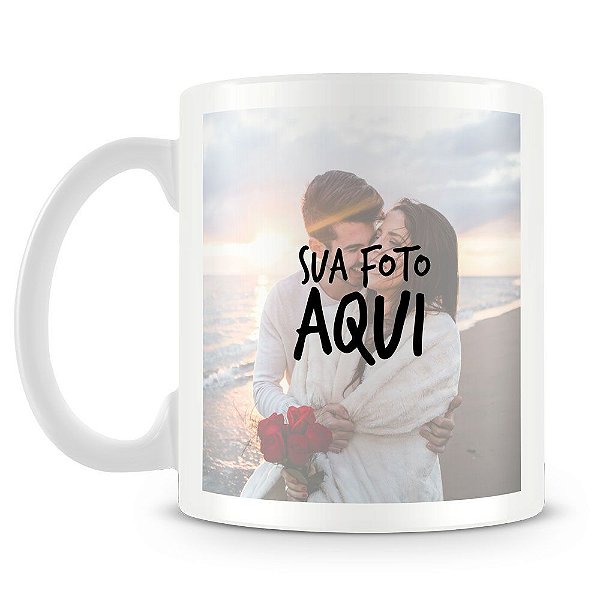 Caneca Personalizada Com 2 Fotos (Mod.1)