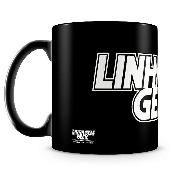 Caneca Linhagem Geek 100% Preta (Mod.3)