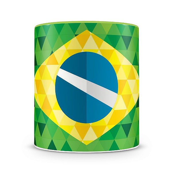 Caneca Bandeira do Brasil