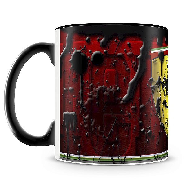 Caneca Lata de Óleo Ferrari