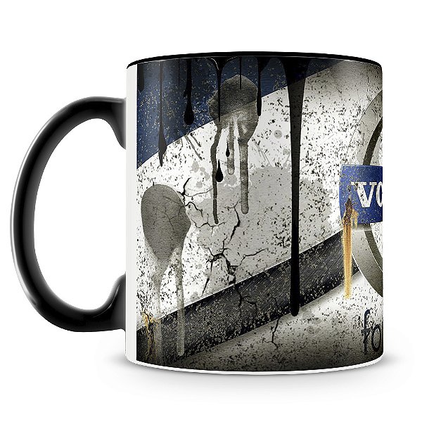 Caneca Lata de Óleo Volvo