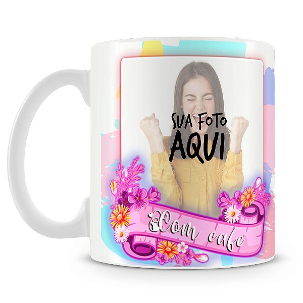 Caneca Com Café Sem Café (2 Fotos)