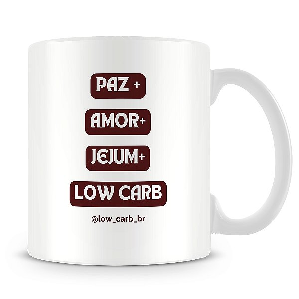Caneca Low Carb Brasil (Mod.5)