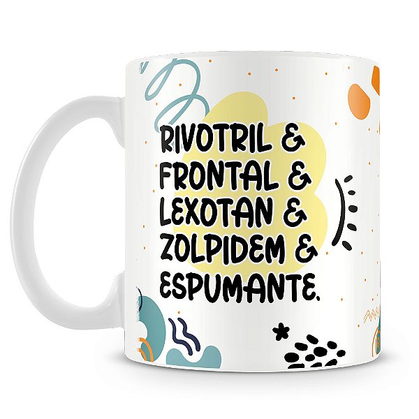 Caneca Rivotril & Espumante (Mod.1)