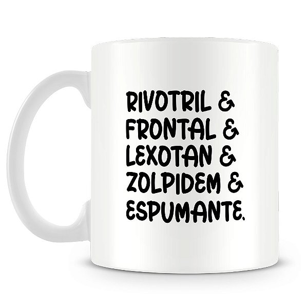 Caneca Rivotril & Espumante (Mod.2)
