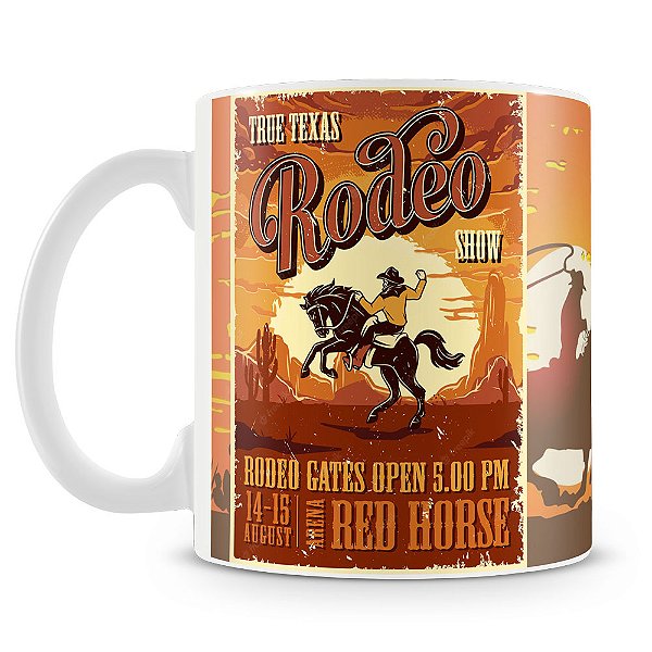 Caneca Cowboy Rodeo