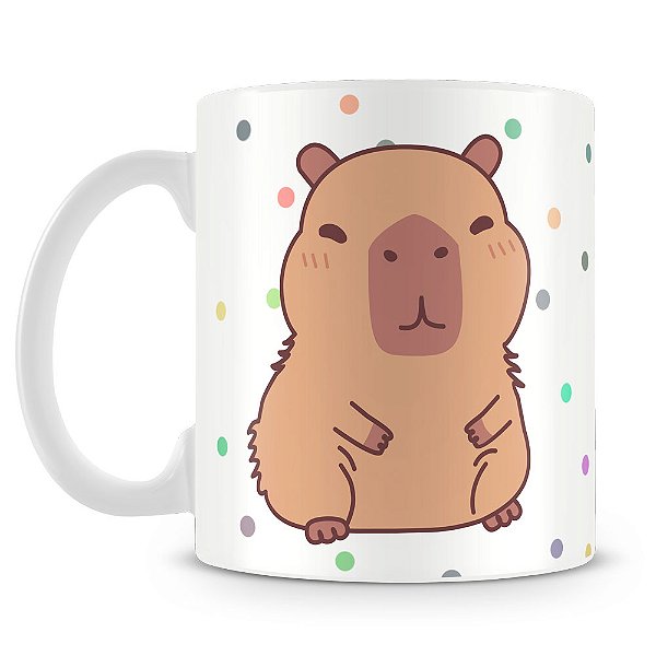 Caneca Eu Amo Capivara