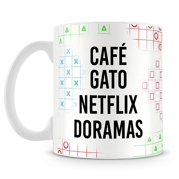 Caneca Netflix & Doramas