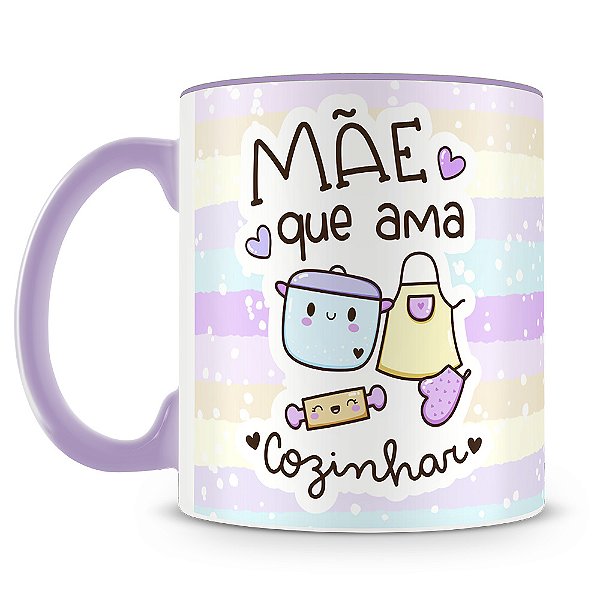 Caneca Mãe que Ama Cozinhar