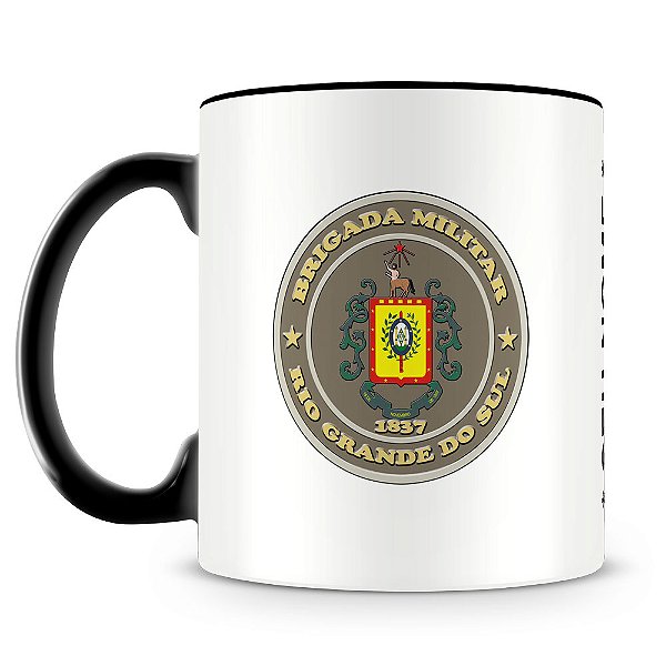 Caneca Brigada Militar do Rio Grande do Sul (Com Nome)
