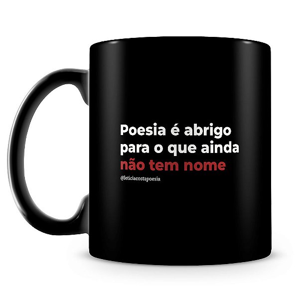 Caneca Abrigo (100% Preta)