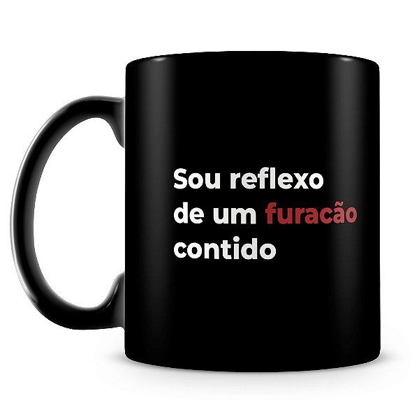 Caneca Furacão Contido (100% Preta)