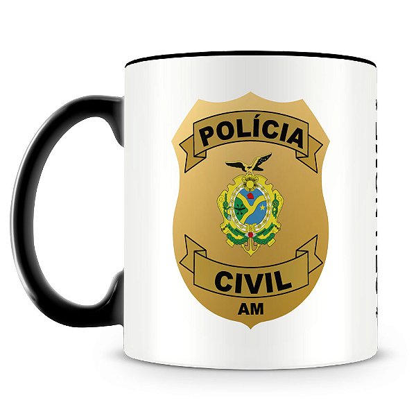 Caneca Polícia Civil do Amazonas (Com Nome)