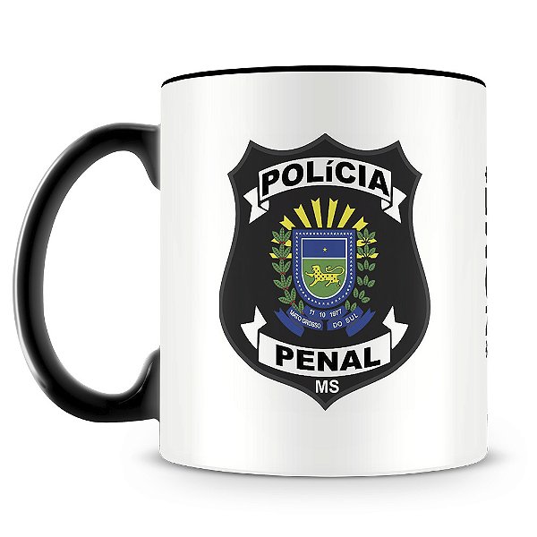 Caneca Polícia Penal de Mato Grosso do Sul (Com Nome)
