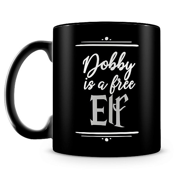 Caneca Personalizada Dobby (100% Preta)
