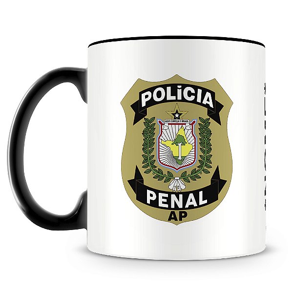 Caneca Polícia Penal do Amapá (Com Nome)