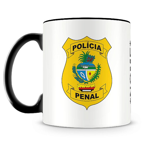 Caneca Polícia Penal de Goiás (Com Nome)