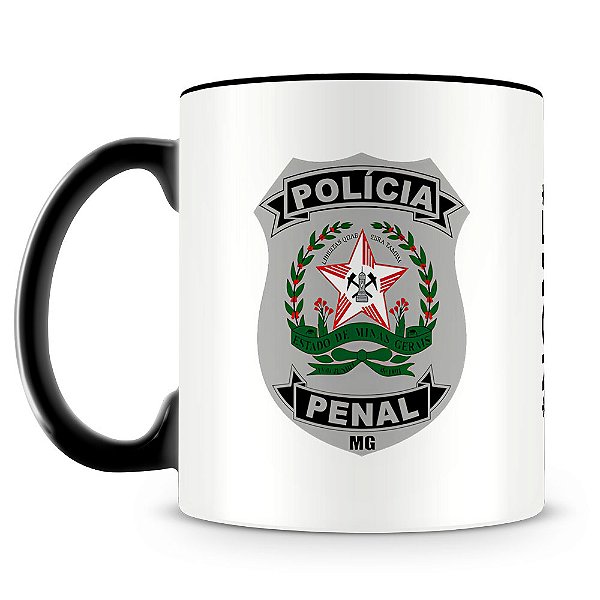 Caneca Polícia Penal de Minas Gerais (Com Nome)