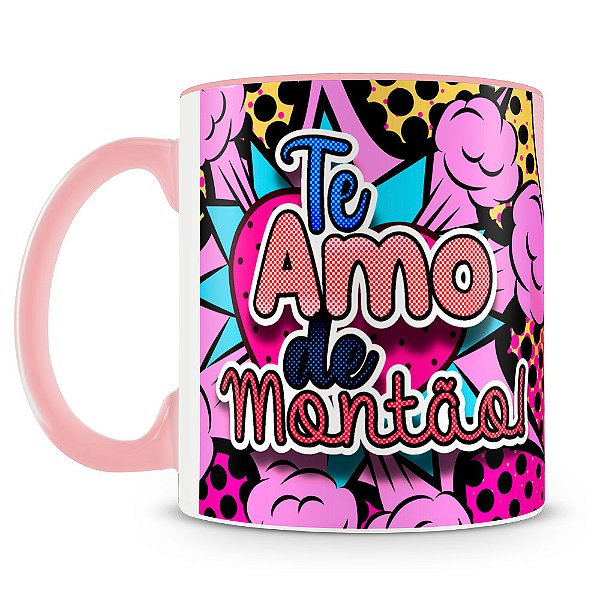 Stitch e Angel - Te Amo de Montão (Rosa)