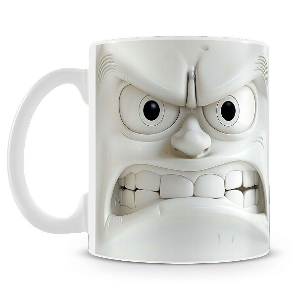 Caneca Caras e Bocas Mega Zangado
