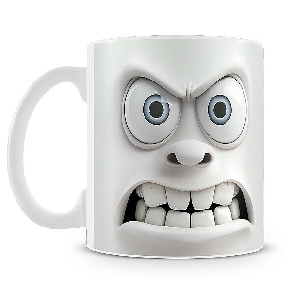 Caneca Caras e Bocas Zangado (Mod.3)
