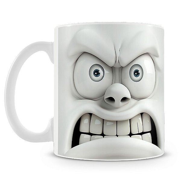 Caneca Caras e Bocas Zangado (Mod.4)