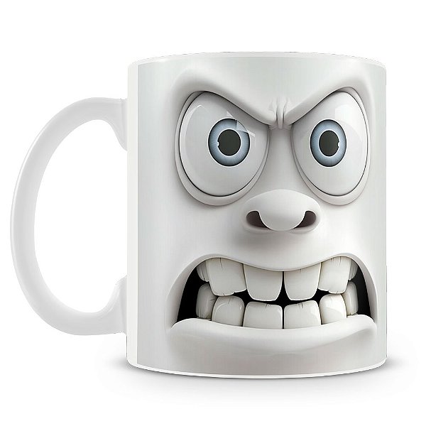 Caneca Caras e Bocas Zangado (Mod.5)