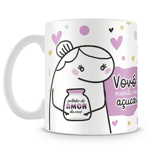 Caneca Vovó é Mamãe com Açucar
