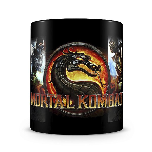 Caneca Mortal Kombat (100% Preta)