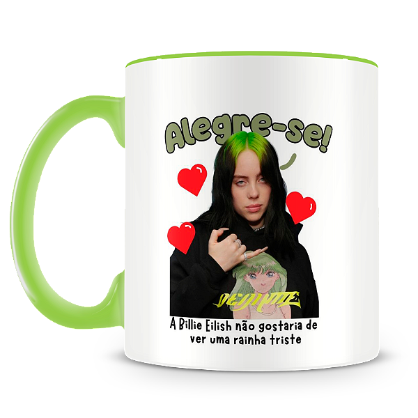 Caneca Billie Eilish Meme