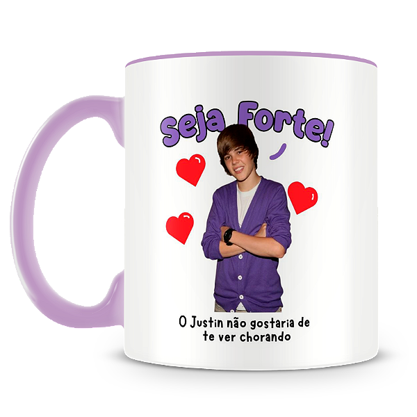 Caneca Justin Bieber Meme