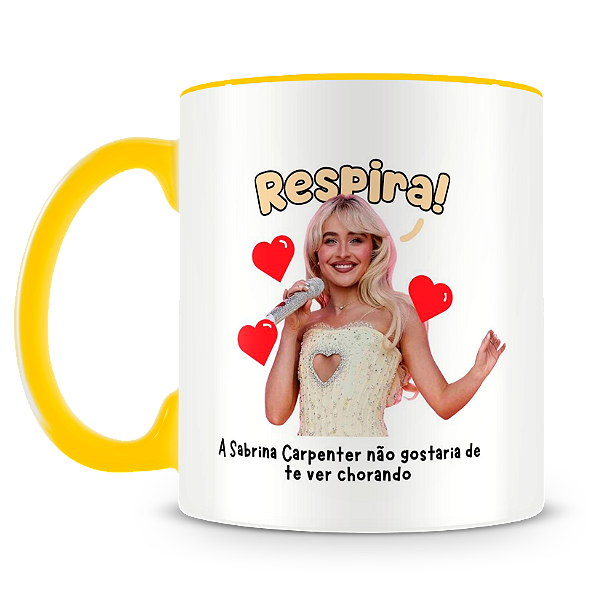 Caneca Sabrina Carpenter Meme