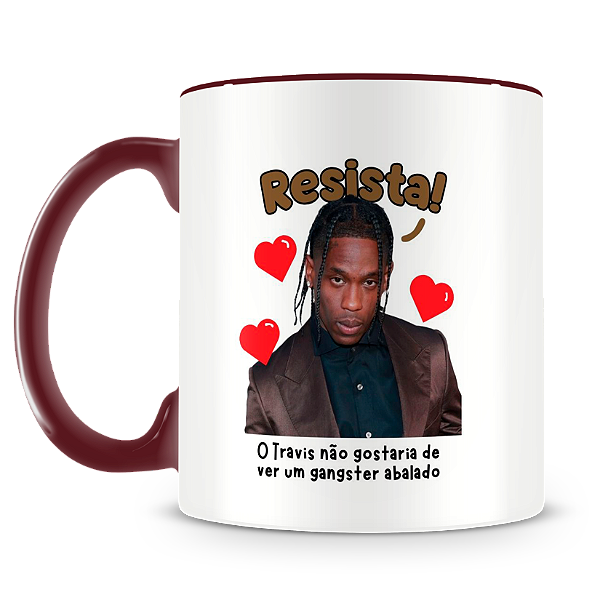 Caneca Travis Scott Meme