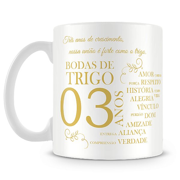 Caneca Bodas de Trigo Mod.2 (Com Foto)