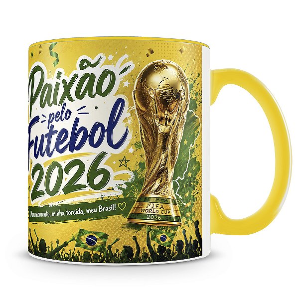Caneca Copa Do Mundo (Com Foto) Mod. 9