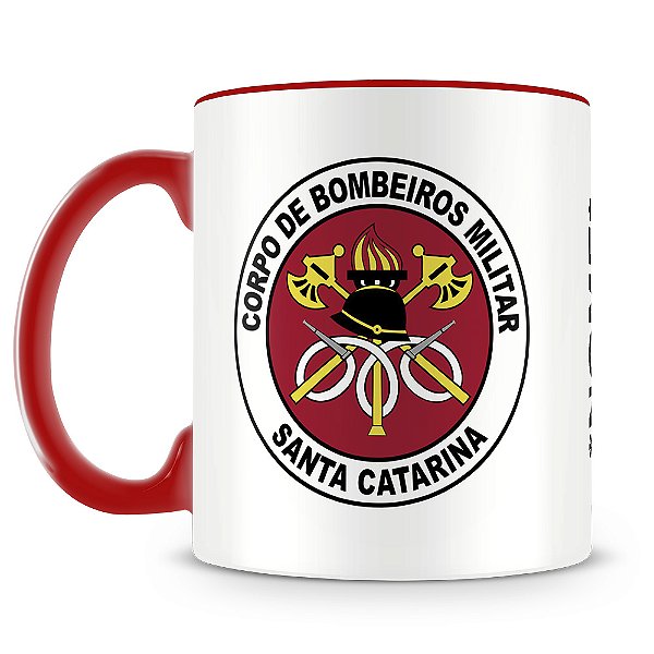 Caneca Corpo de Bombeiros de Santa Catarina (Com Nome)
