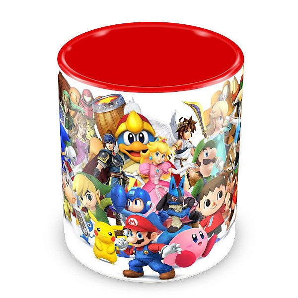 Caneca Super Smash Bros