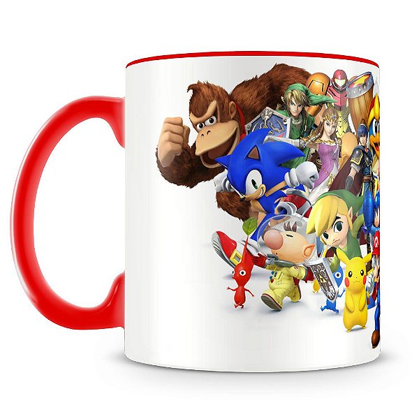 Caneca Personalizada Super Smash Bros