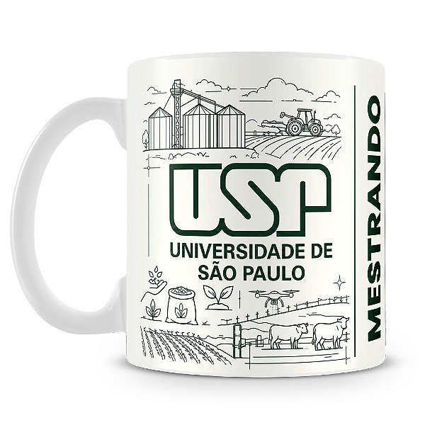 Caneca Mestrando USP Gestão e Inovação no Agro