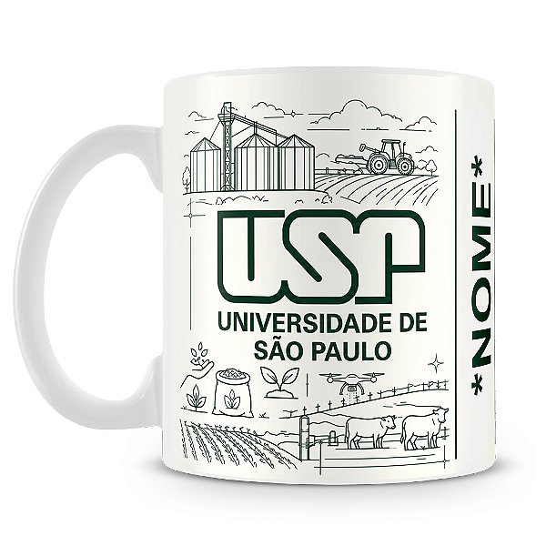Caneca Mestrando USP G.I.A. (Com Nome)