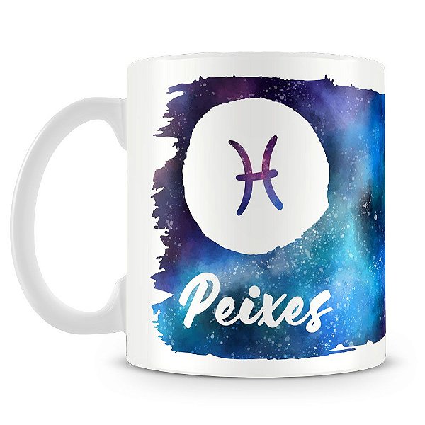 Caneca Personalizada Signo de Peixes (Mod.2)