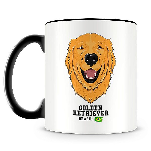 Caneca Golden Retriever Brasil (Mod.2)