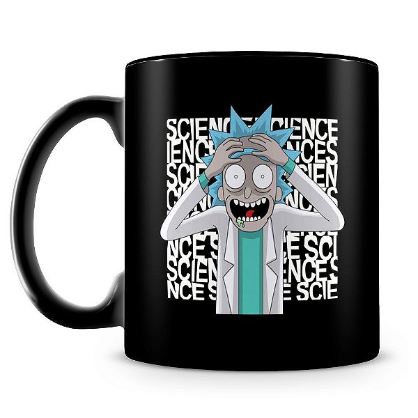 Caneca Personalizada Rick (100% Preta)