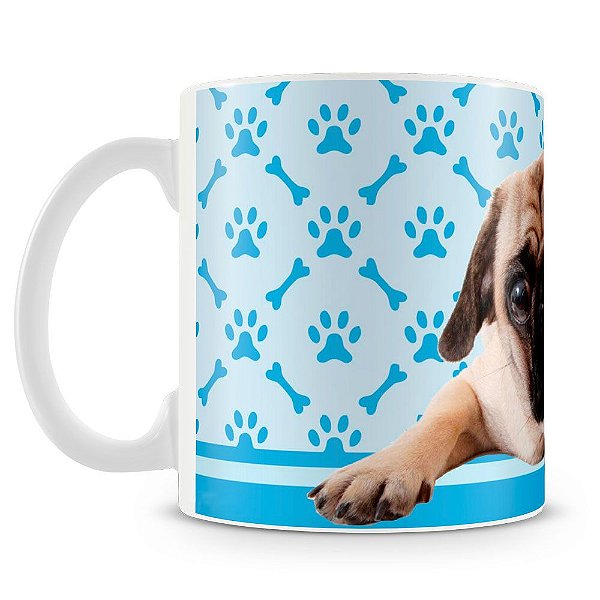 Caneca Personalizada Cachorro Pug (Mod.3)