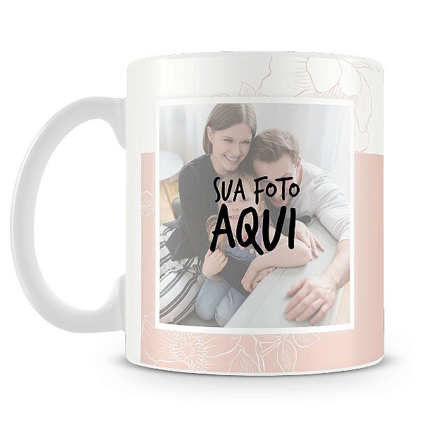 Caneca Personalizada Com Foto Mod.4 (2 Fotos)