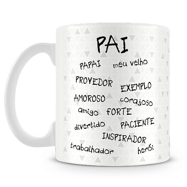 Caneca Personalizada Pai (1 Foto)