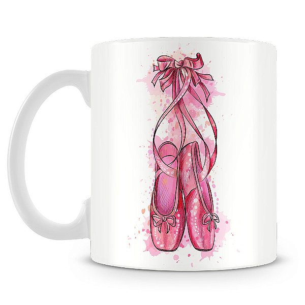 Caneca Personalizada Bailarina Aquarela