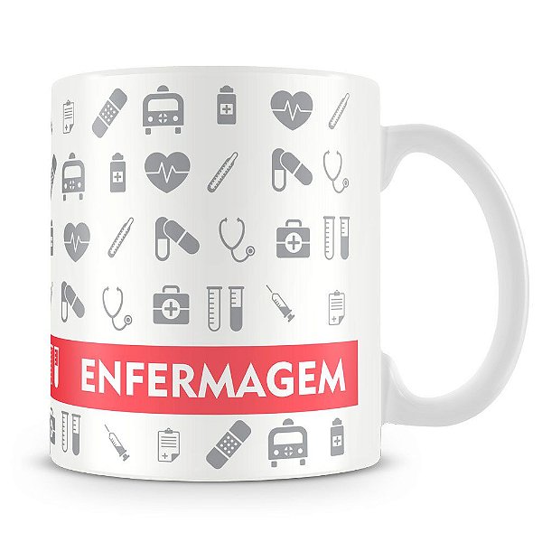 Caneca Personalizada Profissão Enfermagem