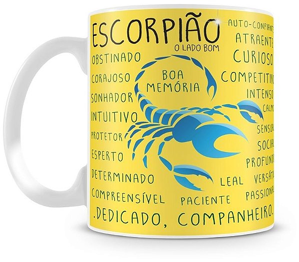 Caneca Personalizada Signo de Escorpião